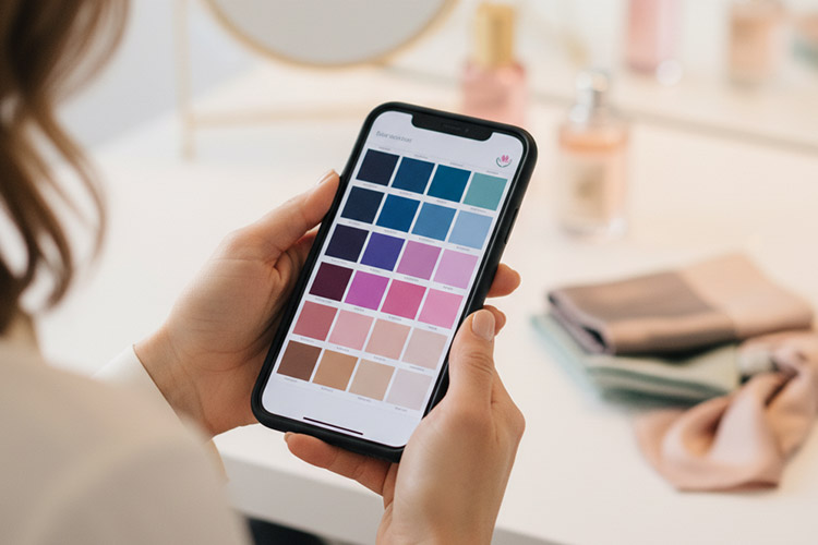 Consulenza Armocromia Trento Paletta digitale